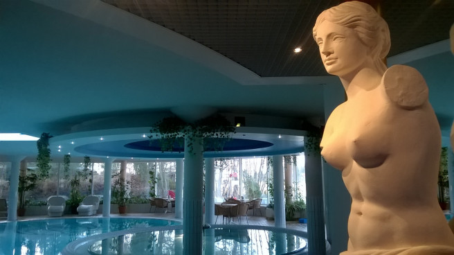 Hotellin kylpylä. Kuva: Elisa Helenius