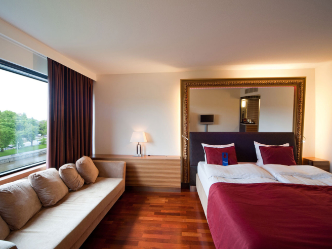 River View -huone. Kuva on Radisson Blu Marina Palacen verkkosivuilta.