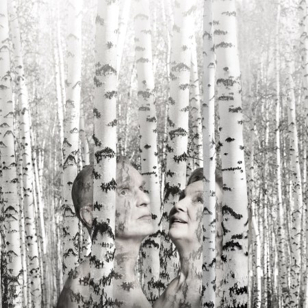 Koivun ja tähden mainoskuvassa Jukka Puotila ja Tiina Weckström. Kuvaaja Mitro Härkönen.