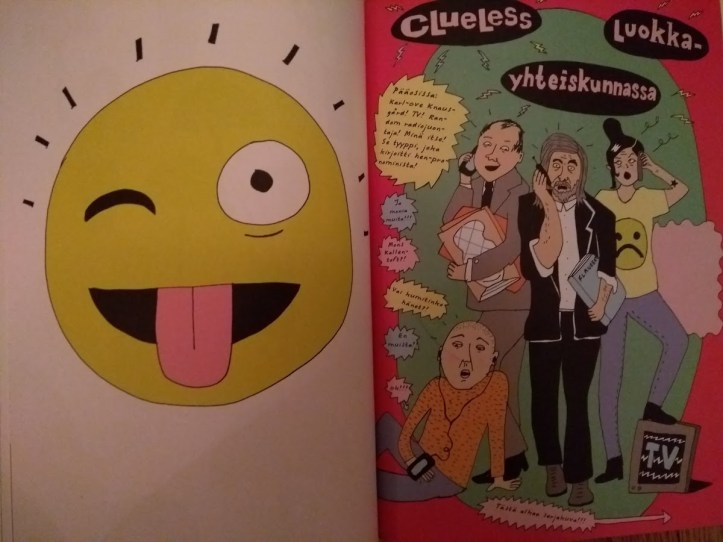 Kuva on sarjakuva-albumista Nousu ja tuho.