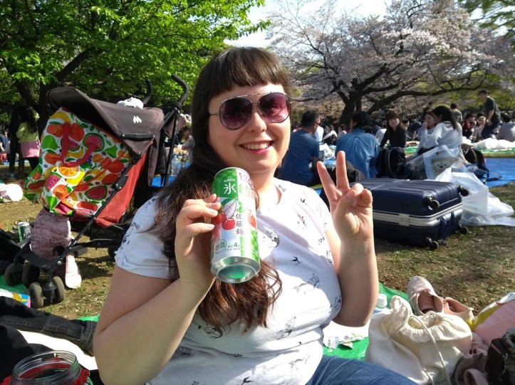 Me and a cherry soft drink