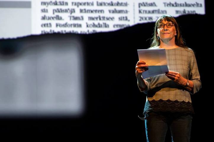 Heli Saavalainen. Kuva on Mustan laatikon Facebook-sivuilta. 