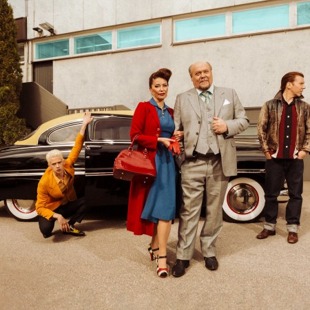 Kuvassa: Samuli Niittymäki, Kristiina Halttu, Hannu-Pekka Björkman ja Aku Hirviniemi. Kuva: Mitro Härkönen.