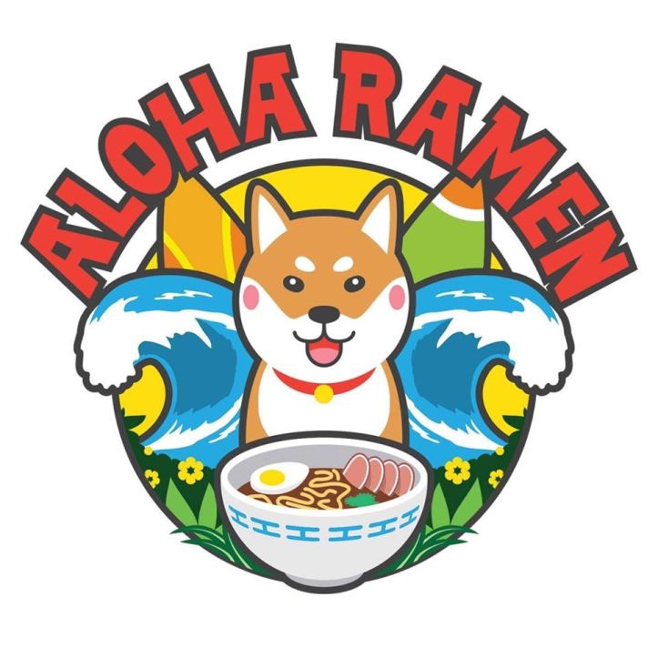 Miten söpö logo! Kuva on Aloha Ramenin Facebook-sivuilta. 