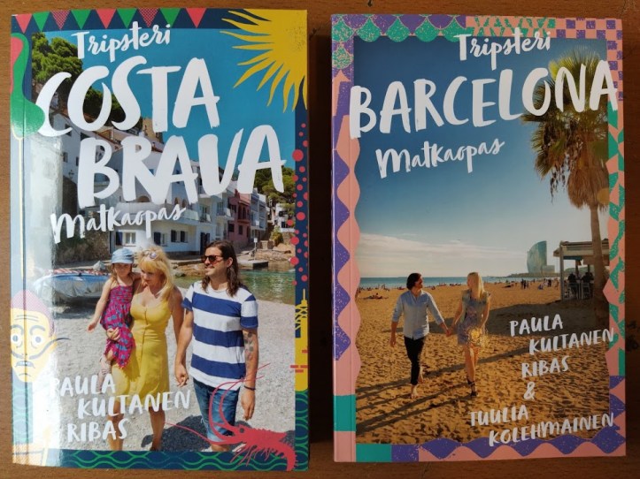 Paula on asunut myös pitkään Espanjassa, ja hän on myös kirjoittanut kaksi Tripsterin Espanjan matkaopasta. Costa Bravan opas ilmestyi tänä vuonna. Barcelonan opas on vuodelta 2018. Oppaat ovat selkeitä, monipuolisia ja houkuttelevan värikkäitä.